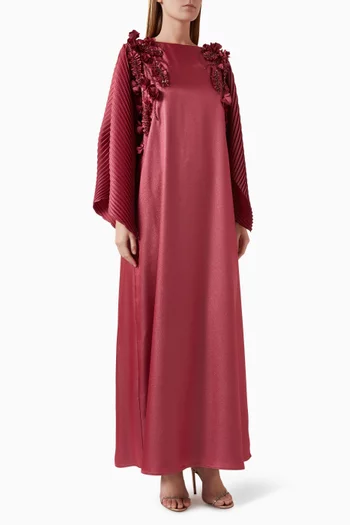 3D Bead-embellished Kaftan