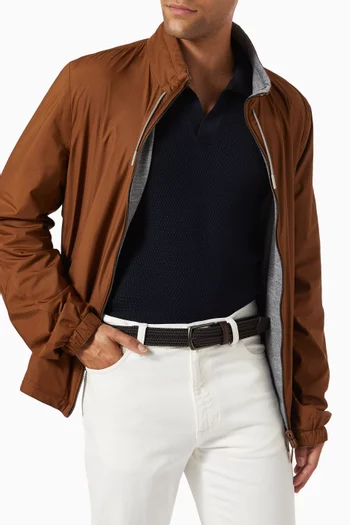 Classic Buckle Belt in Braided Rayon