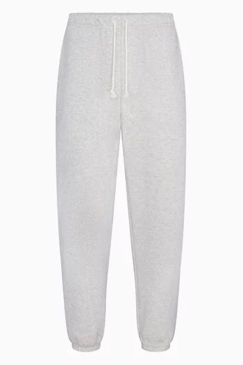 بنطال رياضي مريح بقصة فضفاضة صوف