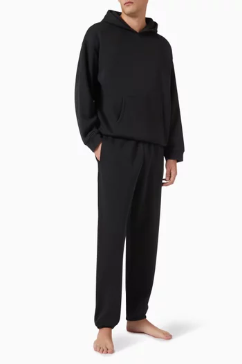 بنطال رياضي مريح بقصة فضفاضة صوف