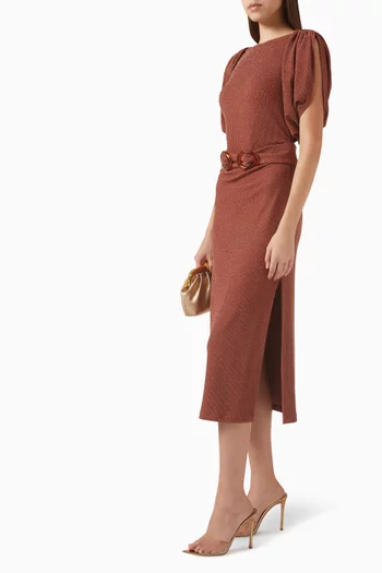 Belted Midi Dress