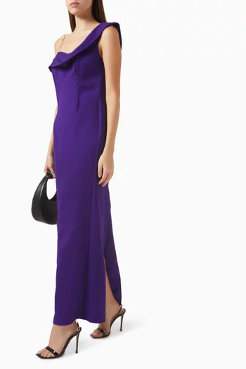 One-shoulder Maxi Dress