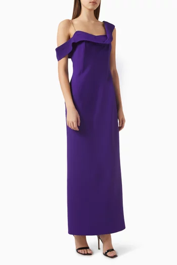 One-shoulder Maxi Dress
