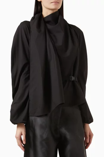 Arlo Wrap-around Scarf Shirt