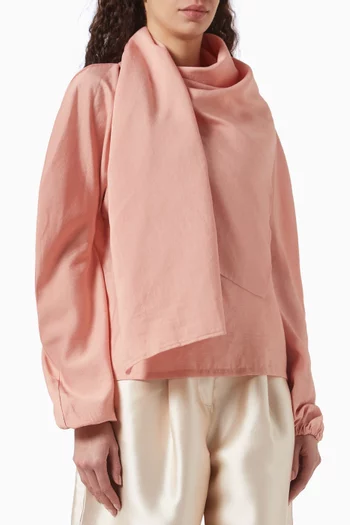 Arlo Wrap-around Scarf Shirt