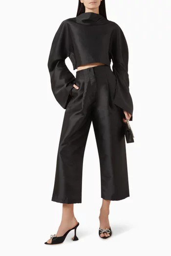 Callas Curved-sleeve Top