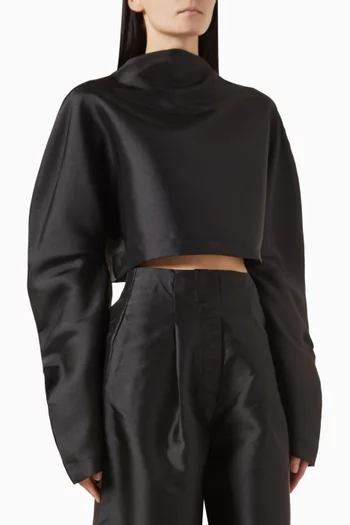 Callas Curved-sleeve Top