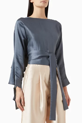 Weaver Drape Cape Top