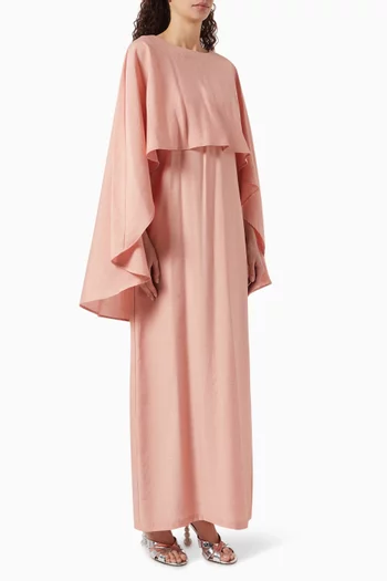 Ciel Cape Maxi Dress