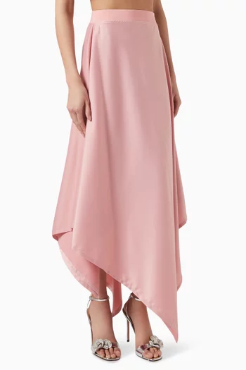 Eva Asymmetric High-low Skirt