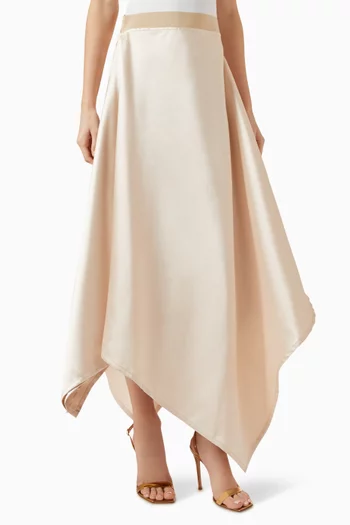 Callas Asymmetric Handkerchief Skirt