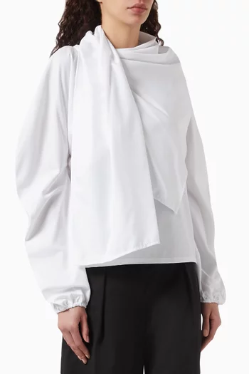 Arlo Wrap-around Scarf Shirt
