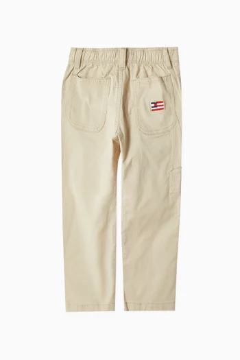 Hilfiger Flag Trousers in Cotton Blend