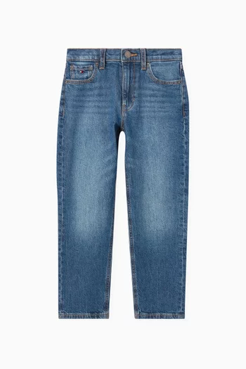 Relaxed Skater-fit Jeans in Cotton