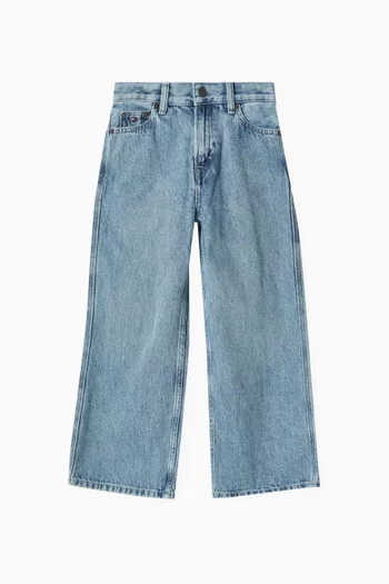 Wide-leg Jeans in Denim