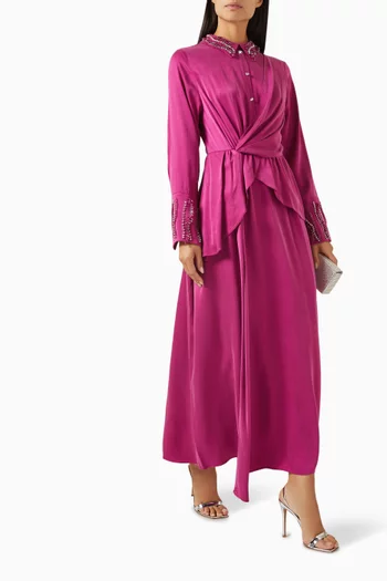 Lumiere Dress in Cupro-blend