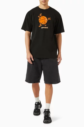 تي شيرت بطبعة ديفل بول قطن