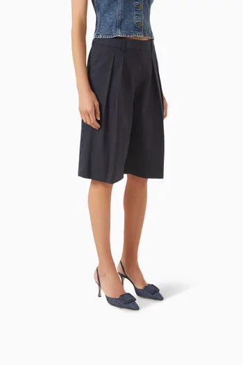 Maysli 70 Slingback Pumps in Denim