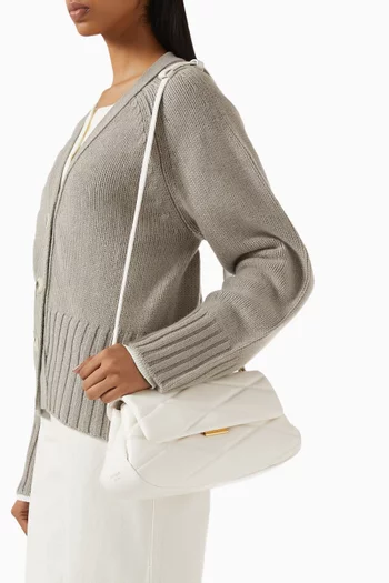 Grace Quilted Shoulder Bag in Leather
