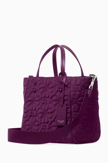Small Tilly Tote in Quilted Fabric