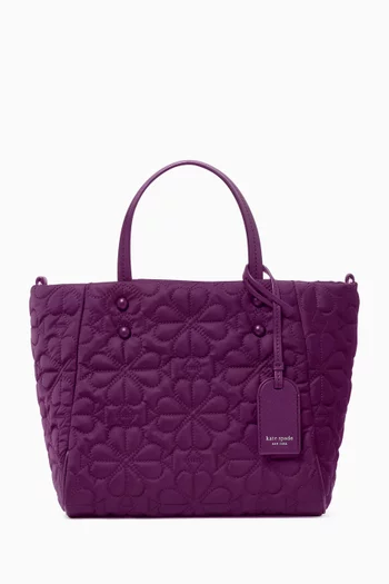 Small Tilly Tote in Quilted Fabric