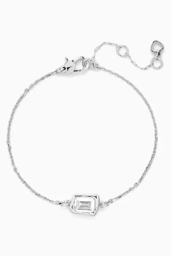 Molten Glass Solitaire Bracelet