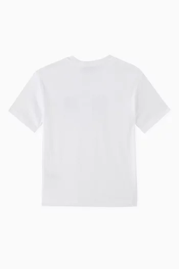 Logo Graphic Print T-shirt in Cotton