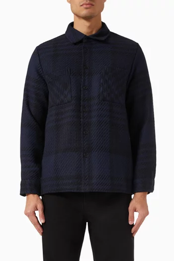 Whiting Overshirt in Cotton Blend