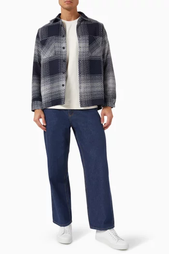 Whiting Overshirt in Cotton Blend