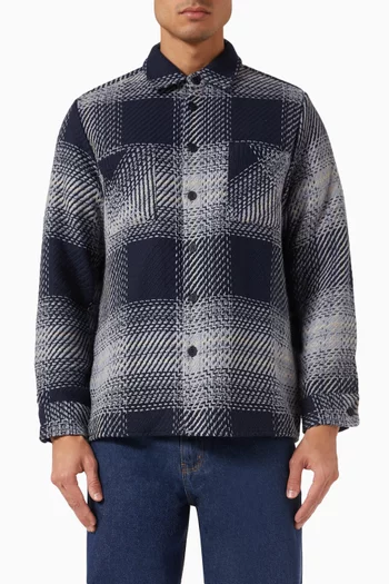 Whiting Overshirt in Cotton Blend