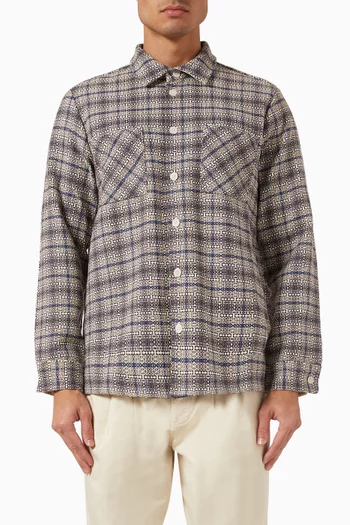 Whiting Overshirt in Cotton Blend