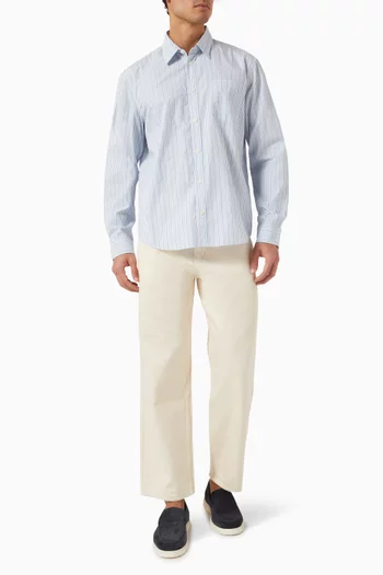 Shelly Striped Shirt in Cotton