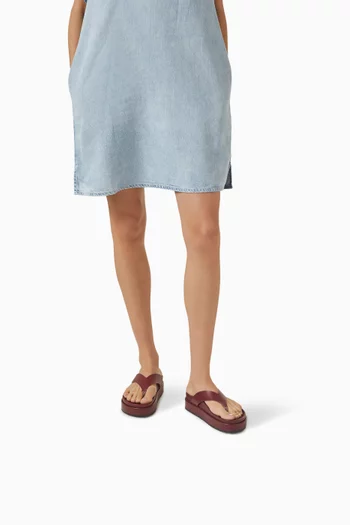 Charys 2flatform Sandals in Leather