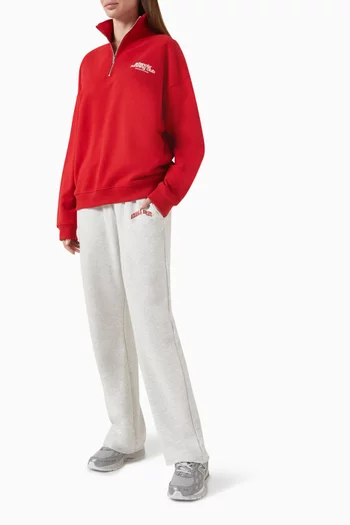 Oversized Running Zip Sweatshirt in Organic Cotton