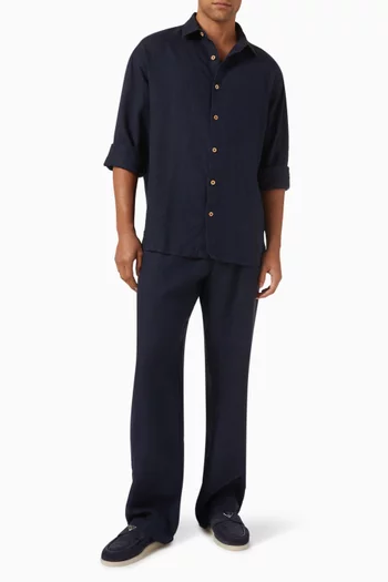 Jules Wide-leg Pants in Linen