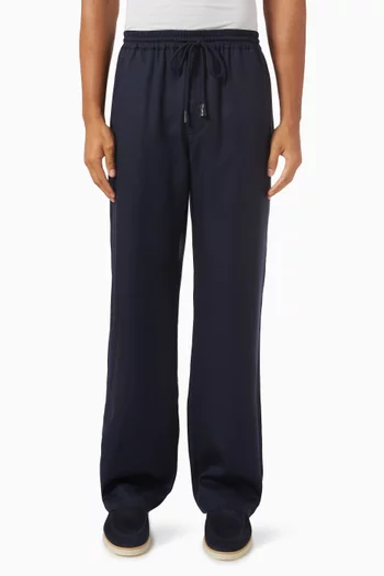 Gabriel Wide-leg Pants in Tencel