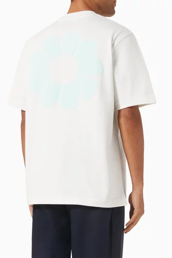 Andre Embroidered-logo T-shirt in Jersey