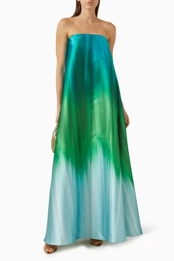 Gathered Strapless Dress
