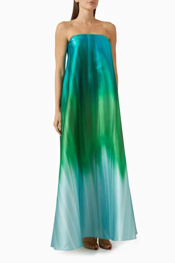 Gathered Strapless Dress