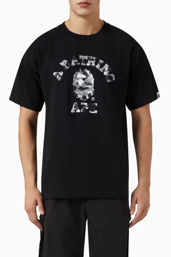 1st Camo College T-shirt in Cotton