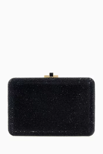 Slim Slide Embellished Clutch