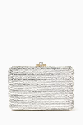 Slim Slide Embellished Clutch