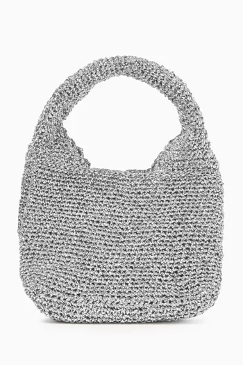 Bliss Handbag in Metallic Raffia