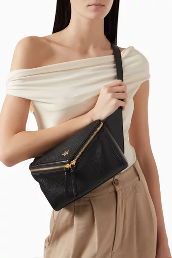 Diamant 3D Belt Bag in Leather