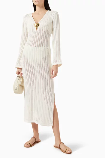 Godiva Midi Dress in Cotton