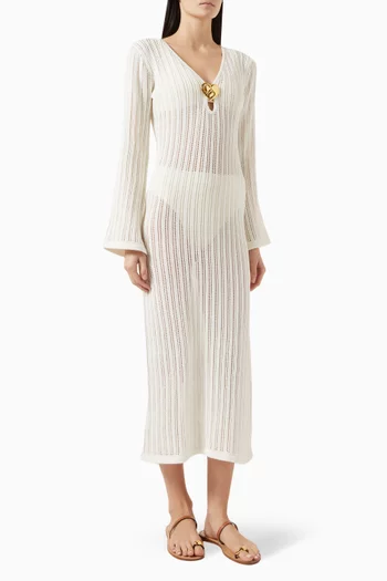 Godiva Midi Dress in Cotton