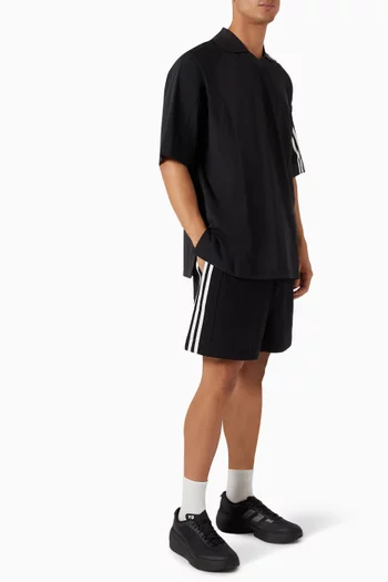 Cutline Shorts in French Terry