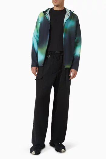 All-over Print Running Jacket in Recycled Nylon