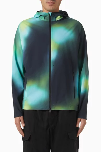All-over Print Running Jacket in Recycled Nylon