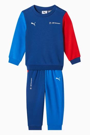 Colourblock Tracksuit in Cotton Terry
